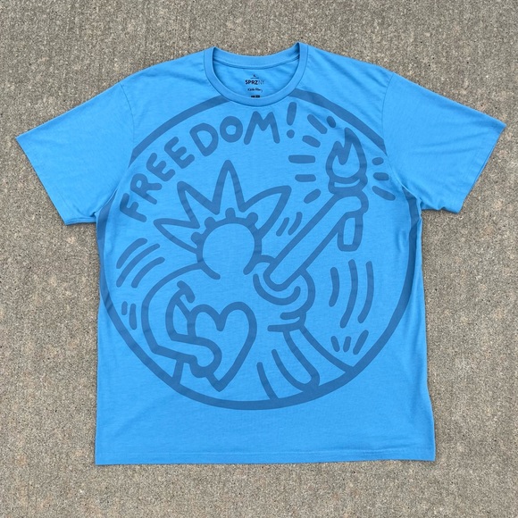 UNIQLO X SPRZNY X KEITH HARING “FREEDOM!” T-SHIRT - Picture 1 of 9